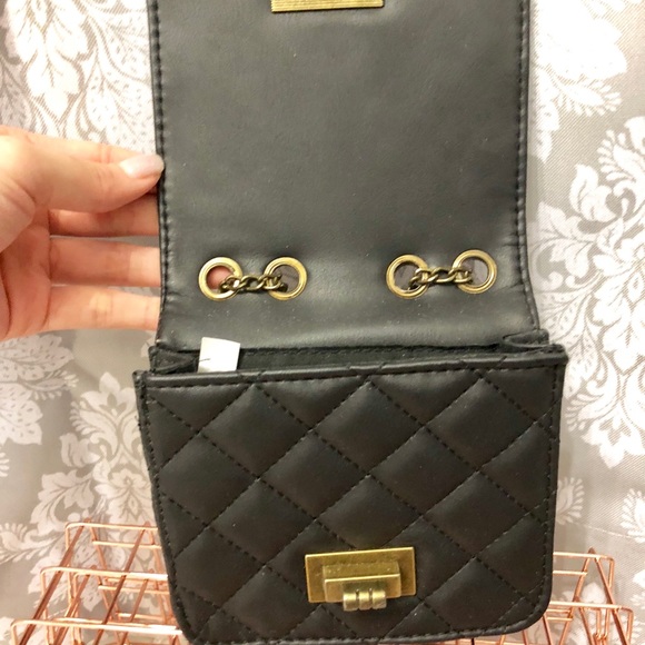 Pacsun Black Quilted Crossbody - Picture 4 of 5